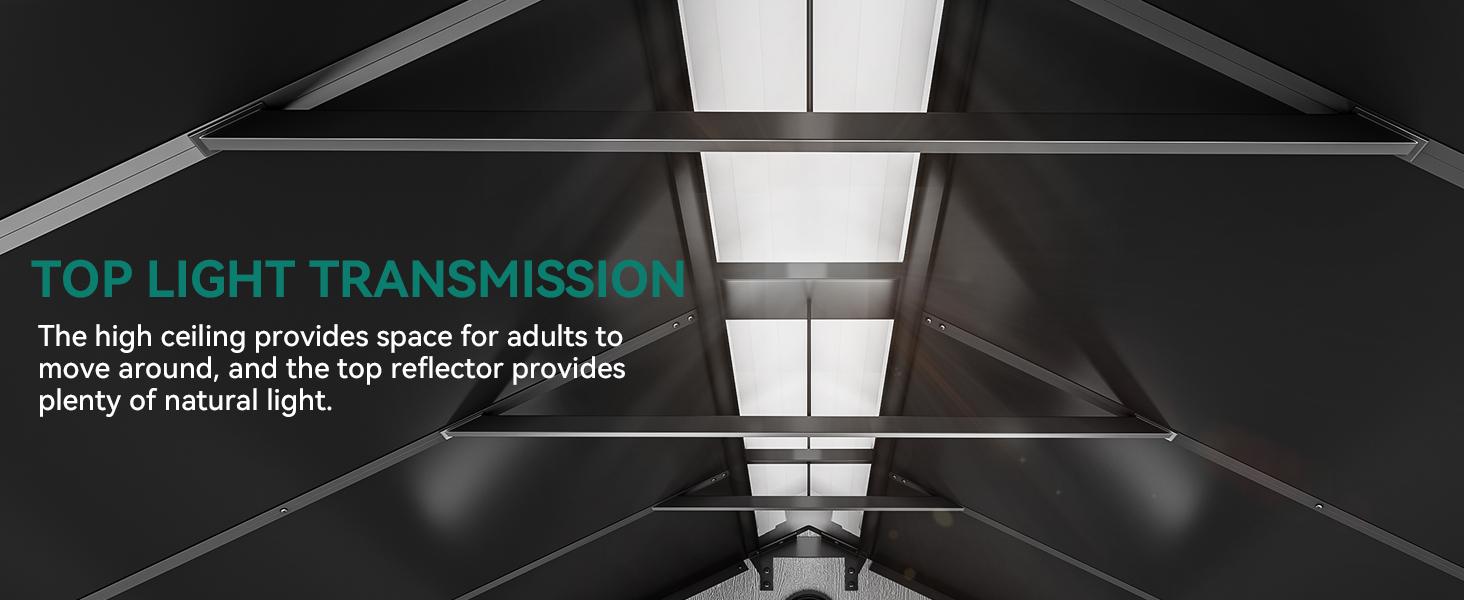Yitahome 8x10FT Resin Storage Structure, Outdoor 544 Cuft Plastic Garden Storage Unit with Windows, Vents and Lockable Entrance, Waterproof Tool Organizer with Flooring for Lawn Equipment, Gray Yitahome 8x10FT Resin Storage Structure, Outdoor 544 Cuft Plastic Garden Storage Unit with Windows, Vents and Lockable Entrance, Waterproof Tool Organizer with Flooring for Lawn Equipment, Gray