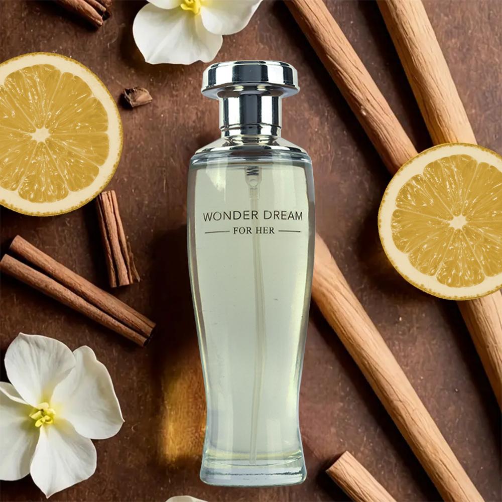 Wonder Dream For Her 3.4 Fl Oz Women's Eau De Parfum Spray Long Lasting Perfume with White Musk Sandalwood & Vanilla Perfect for Dating Daily Life Parties Gift Giving High Quality Fragrance Captivating Scent