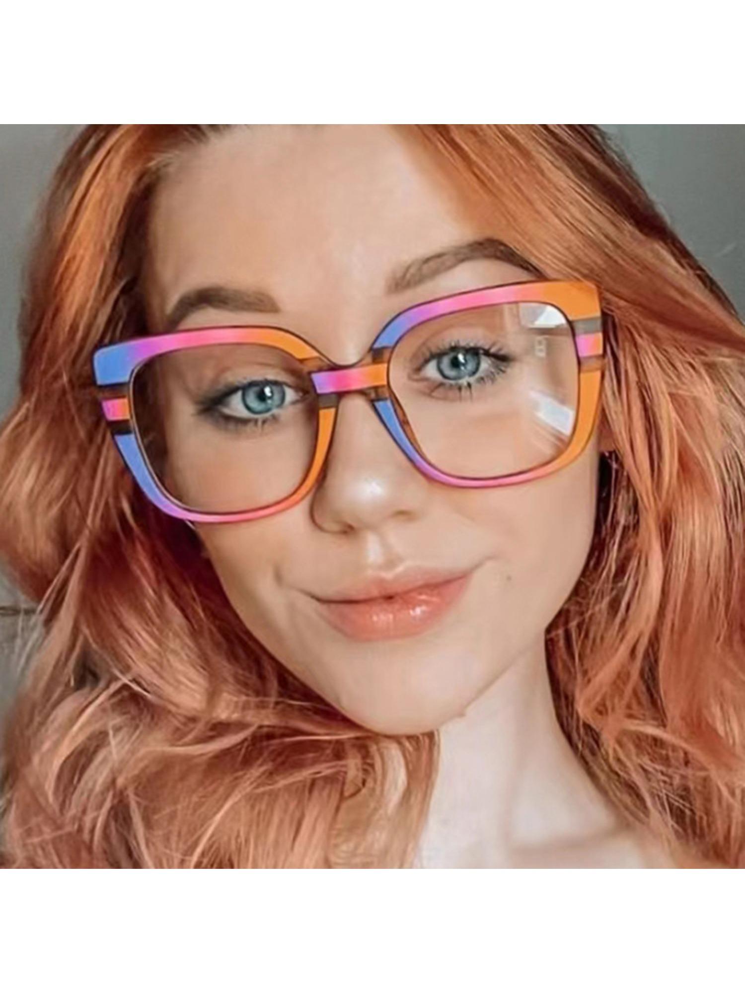 Anti blue Light Glasses Anti Radiation Metal Frame Eyeglasses Replaceable For Women/Men