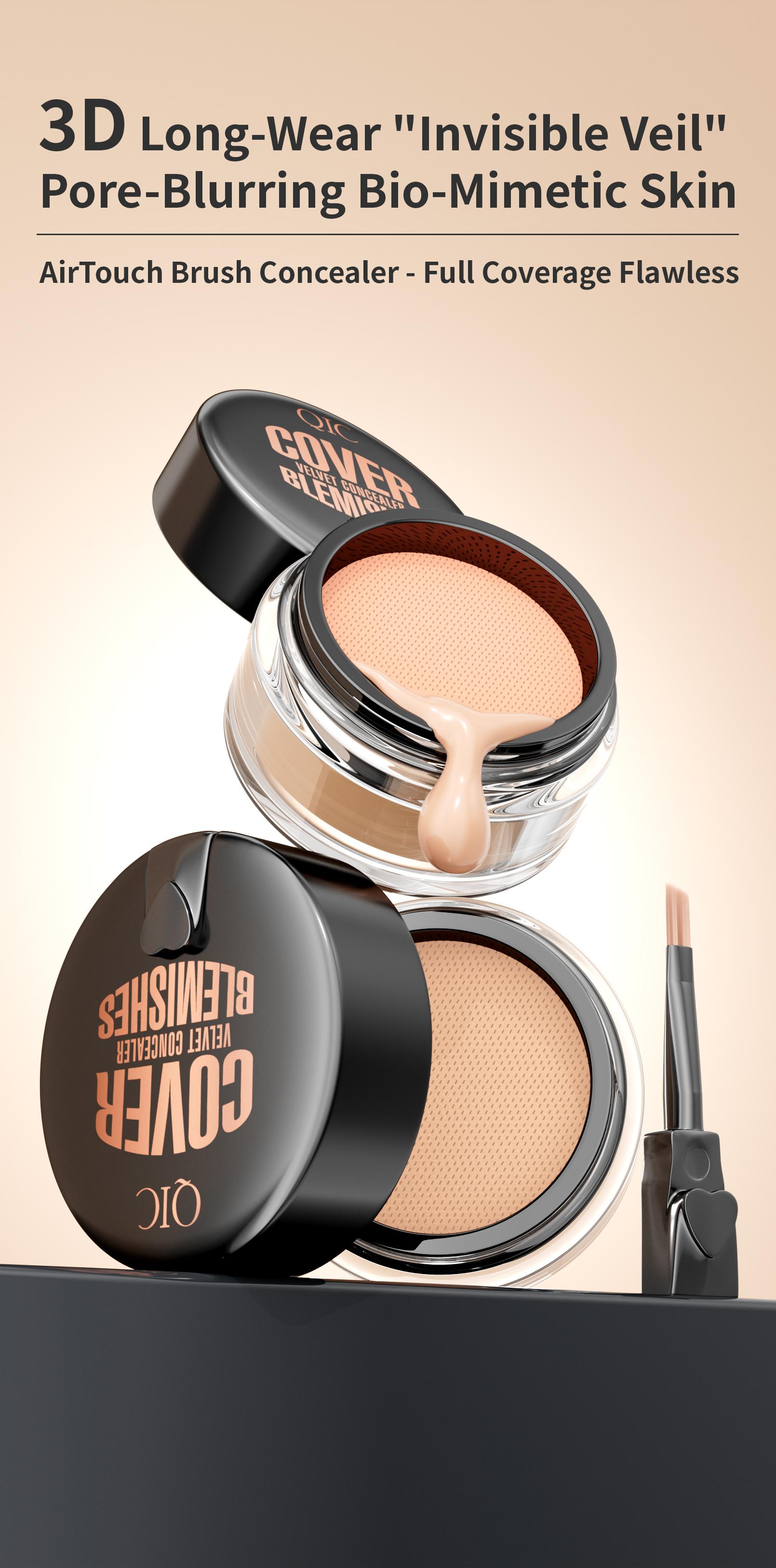 3-tone concealer, concealer, contouring concealer, facial concealer, dark circle concealer, blemish and acne scar concealer, high-coverage concealer, waterproof concealer, long-lasting concealer