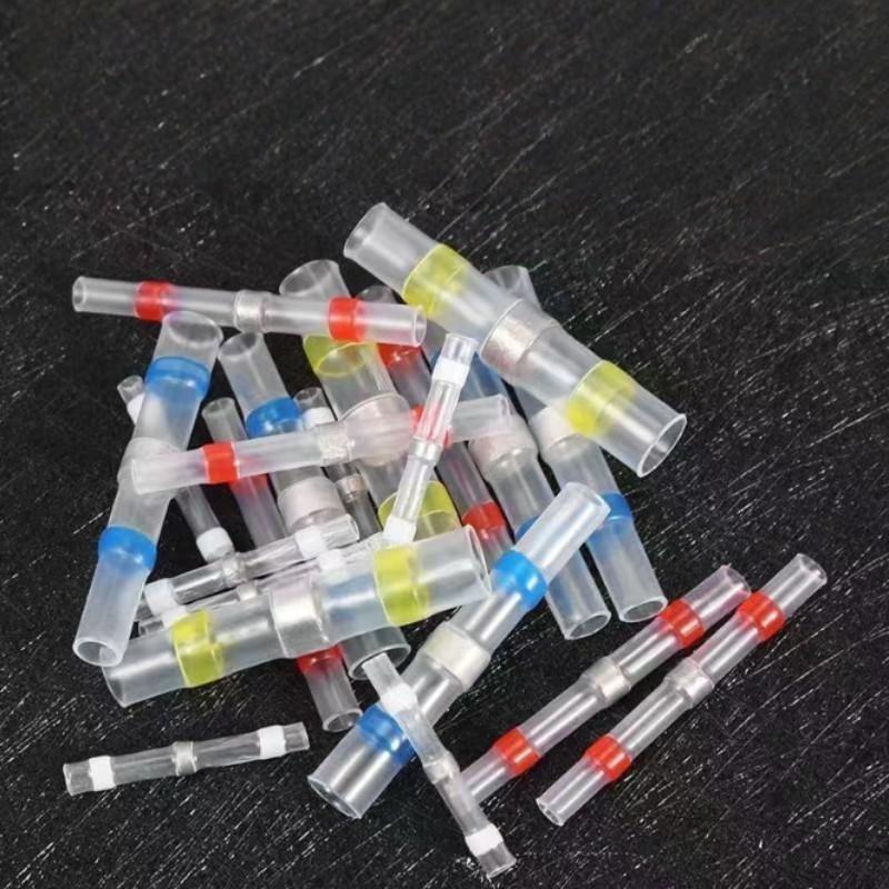300pcs Solder Seal Wire Connectors, Haisstronica Waterproof Heat Shrink Butt Connectors, Self Solder for Marine, Aircraft, Boat, Truck, Stereo, Joint
