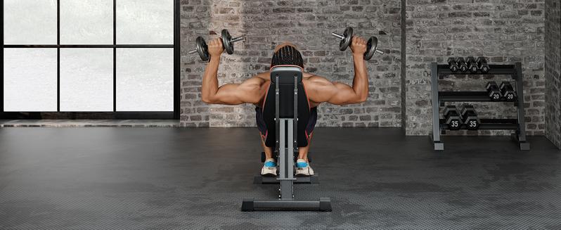 Yoleo Adjustable Weight Bench, Foldable Workout Bench for Home Gym Full Body Workout Strength Training, Incline Decline Flat Utility Bench with Quick Adjustment