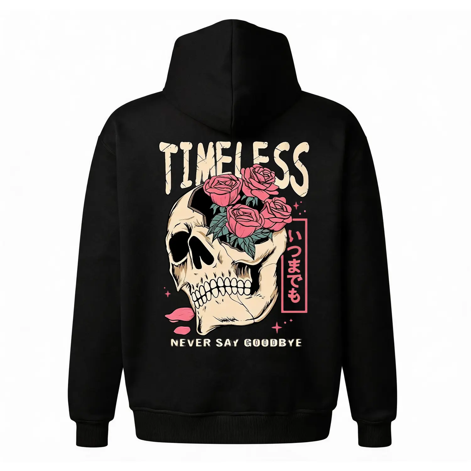 Y2K Hoodie Graphic Hoodie Skull & Rose Tattoo Print, Vintage 90s Streetwear Oversized Hoodie, Unisex Fleece Baggy Sweatshirt, Cozy Casual Wear Y2K Alt Aesthetic Hoodie, Trendy Gifts for Him Her Birthday, Cheap Loungewear Versatile Top