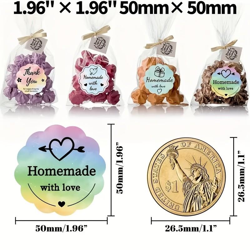 Phomemo M Series Label Maker Thermal Labels, Thermal Printing Labels, Roll Labels, 1.96"x1.96" Compact Size Ombre Stickers, Easy Peel & Stick, for Home, Office, Gift Tags, Product Labeling