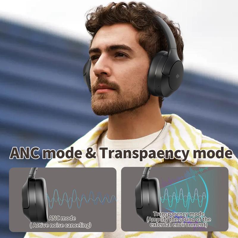 Wireless Bluetooth Headphones, Foldable Active Noise Canceling Headphones, Hi-Res Audio, 70 Hours Battery Life, Foldable Design, Lightweight and Portable, with Microphone for iOS/PC/Android, Ideal for Home Office, Business Trips  #TikTokShopHolidayHaul