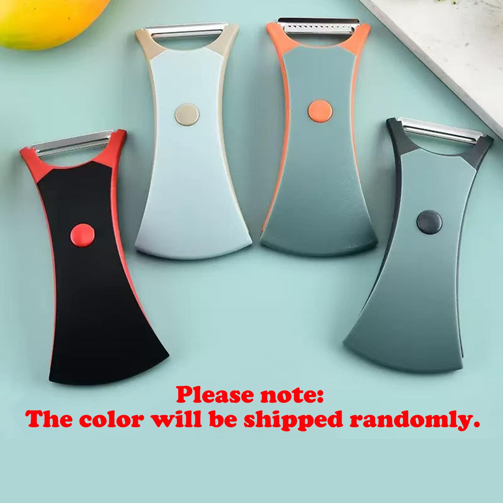 2 in 1 Fruit Peeler,Multifunctional Peeler for Fruits and Vegetables Stainless Steel Vegetable Peeler,Kitchen Potato and Vegetable Peeler with Peeling and Serrated Blades.