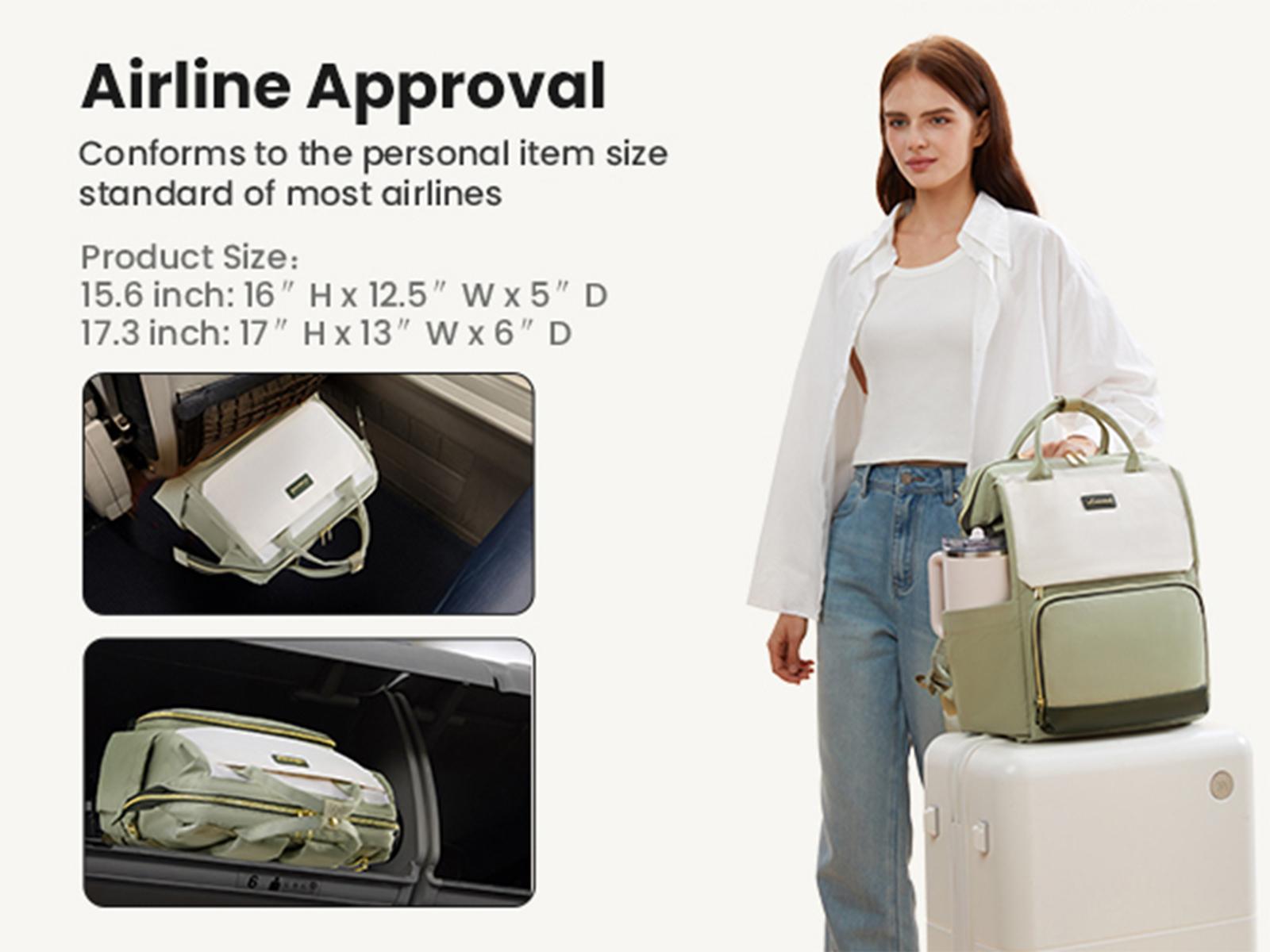 LOVEVOOK Laptop Backpack for Women with Giant Tumbler Holder Pocket, 15''/17'' Travel Work Backpack Purse for Nurse Teacher, Waterproof School Bag College Bookbag Cute Casual Daypack for Girls