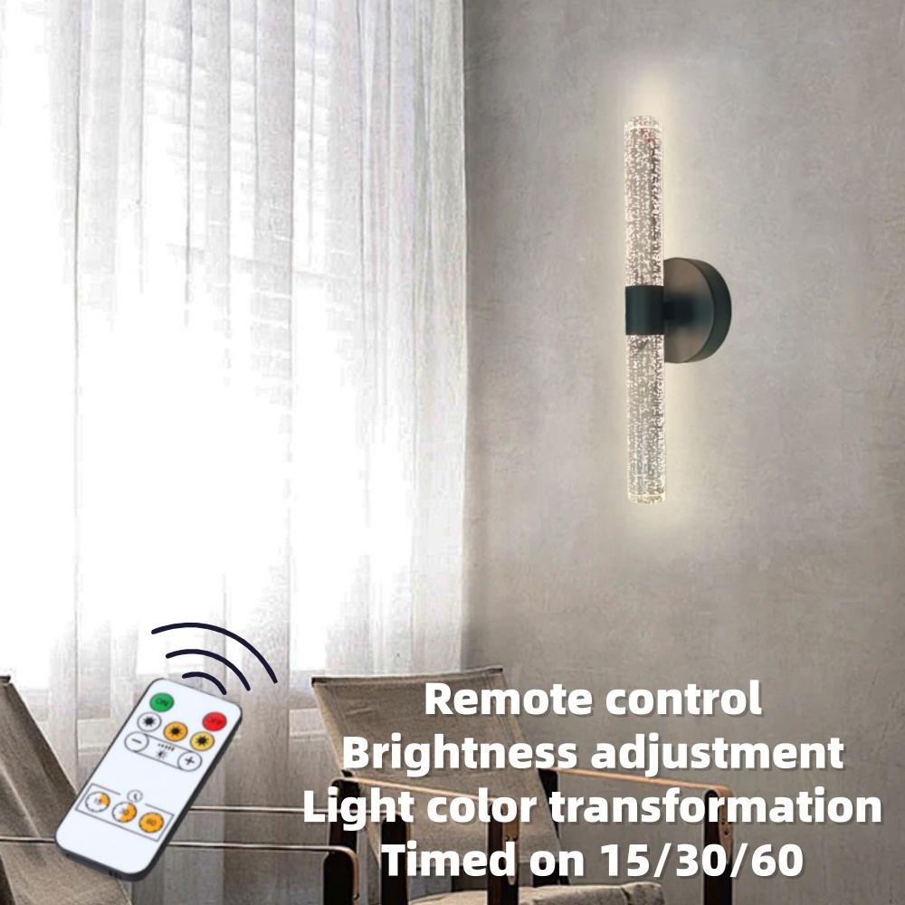 Modern Creative Bubble Column Wall Lamp, Remote Control, Color Changing, Adjustable Brightness, Timer, Home Decor Light, Ideal Gift