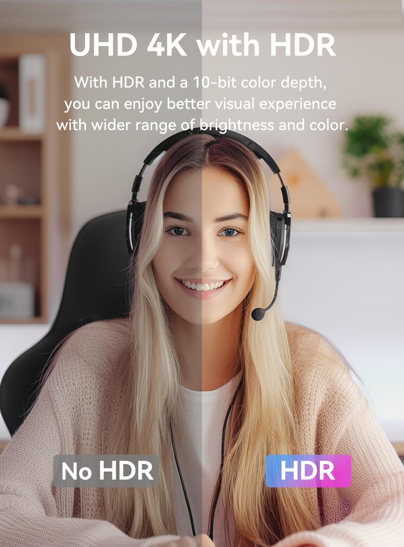 EMEET S800 4K HDR Webcam Autofocus Streaming Camera with Built-in Privacy Cover for Streaming Video Games Fathers Day Gift Laptop, TikTokShopBlackFriday