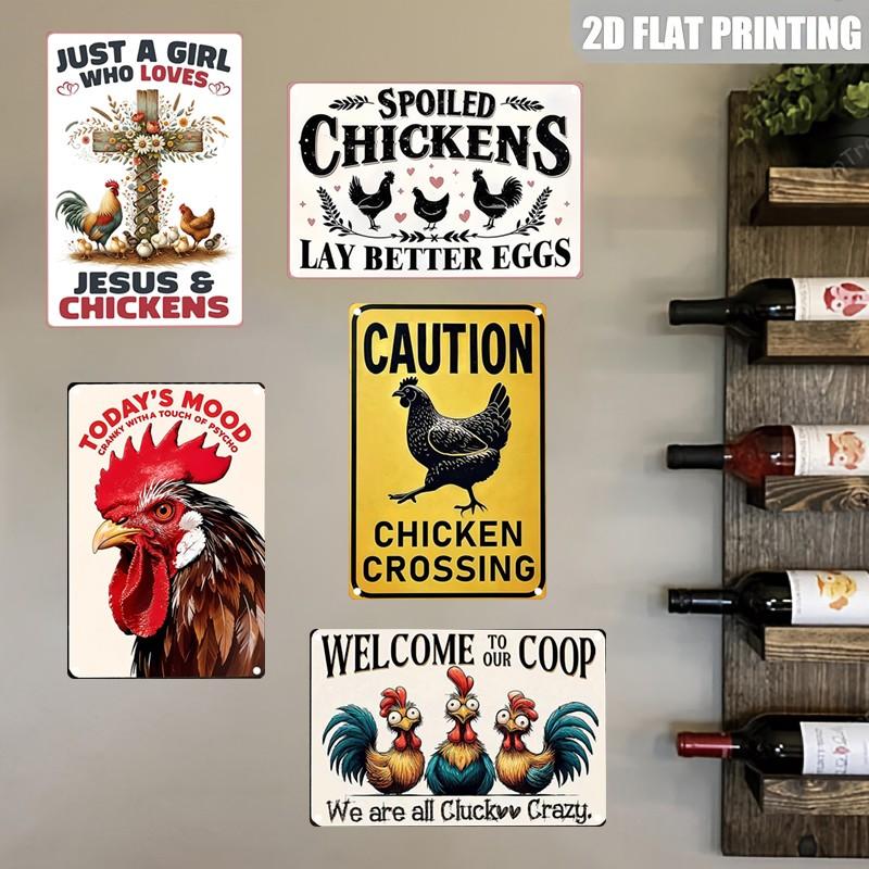 Christian Lifestyle Vintage Aluminum Sign, Farmhouse Style Inspirational Wall Art, Religious Decor Poster, 8x12 Inches, 2D Flat Design