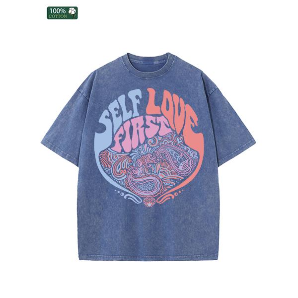 All-Season Men's Tshirts, Printed Men's Fashion, High-quality Heavy Washed Tee, Round Neck Loose Large Size Men's Short Sleeves Graphic Top.