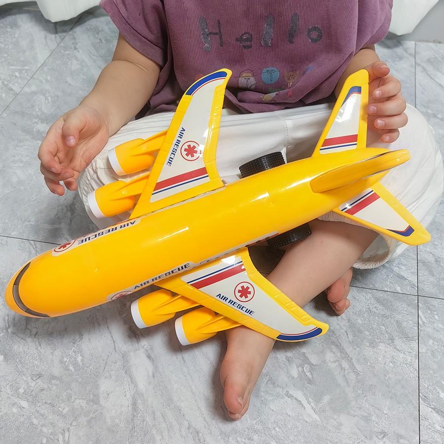 Large Airplane Toy Model, Inertial Plane Toy for Kids, Perfect Gift for Boys and Girls, Ideal Christmas and New Year Present