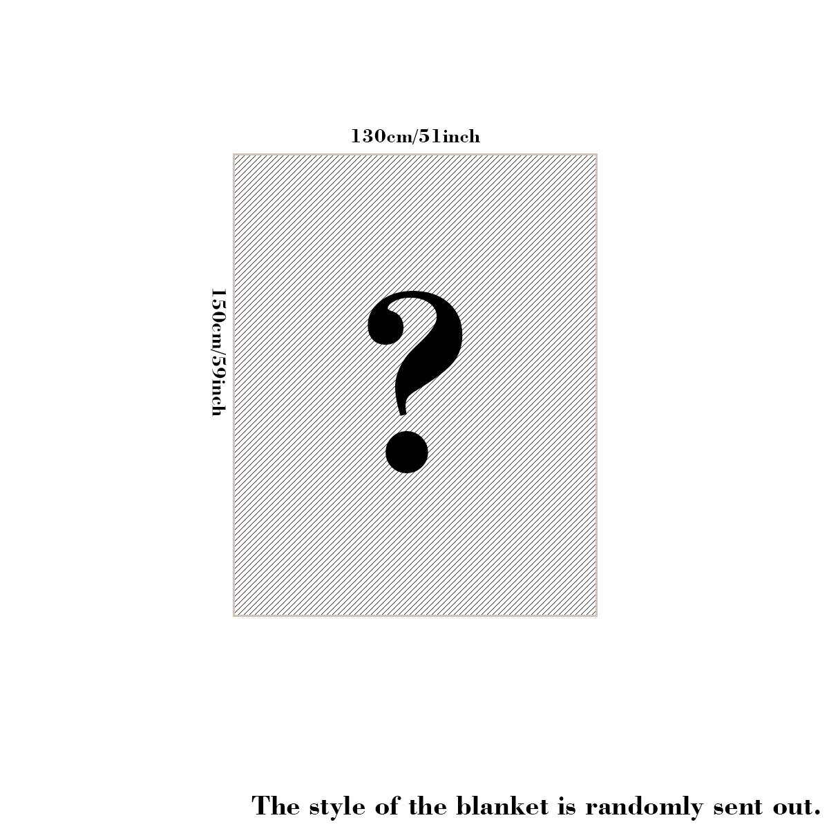 1pc Random Style Cartoon Polyester Blanket, Comfortable and Warm, Lightweight, Ideal for Living Room, Nap, Car Heating Blanket