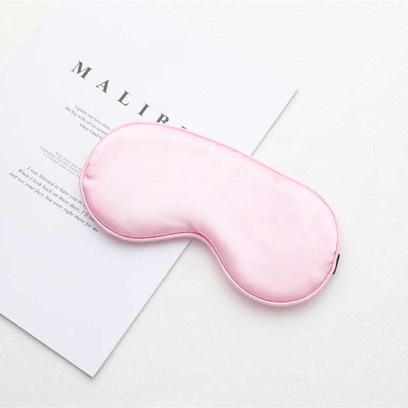A double-sided silk sleep blindfold, shade, elastic bandage, travel lunch break blindfold, aviation blindfold