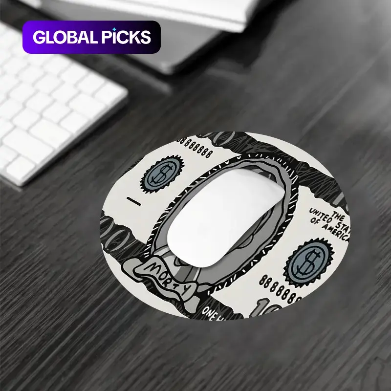 Dollar Bill Pattern Large Gaming Mouse Pad, Aesthetic Desk Protection Mat, Non-Slip Rubber Work Mousepad, Office Mouse Pad, Computer Desk Accessory #GLOBAL PICKS
