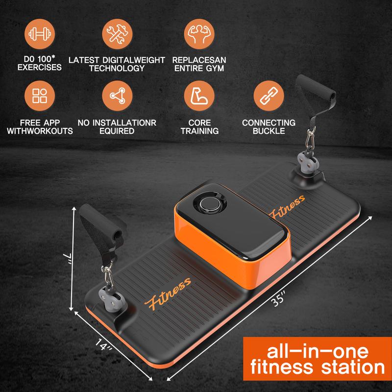 Unitop All-in-one fitness station: Multi-functional Compact Strength Station, Space-saving, Full-body Muscle Workout