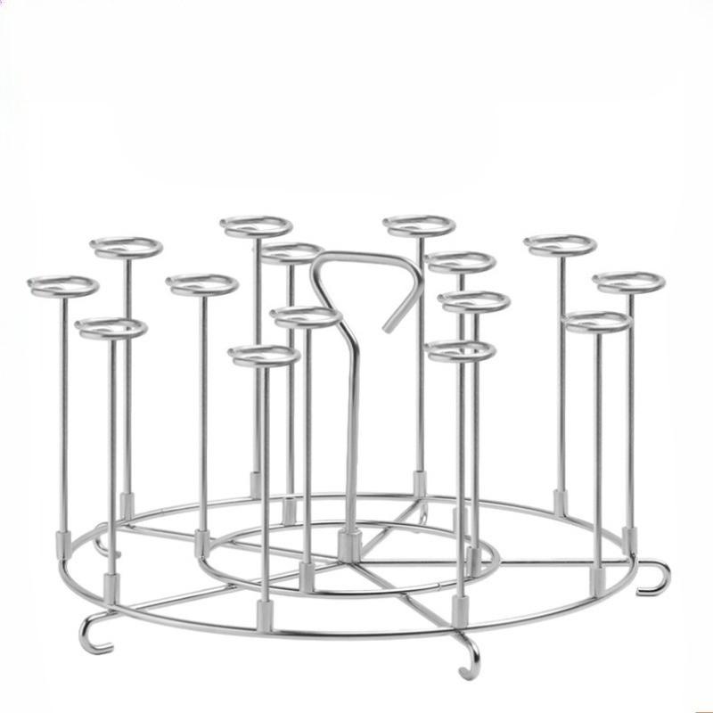 7-Inch BBQ Grill Tool, 304 Stainless Steel, Air Fryer Accessory, Vertical Grill Skewers, Microwave Grill, Easy Assembly, Home & Commercial Use