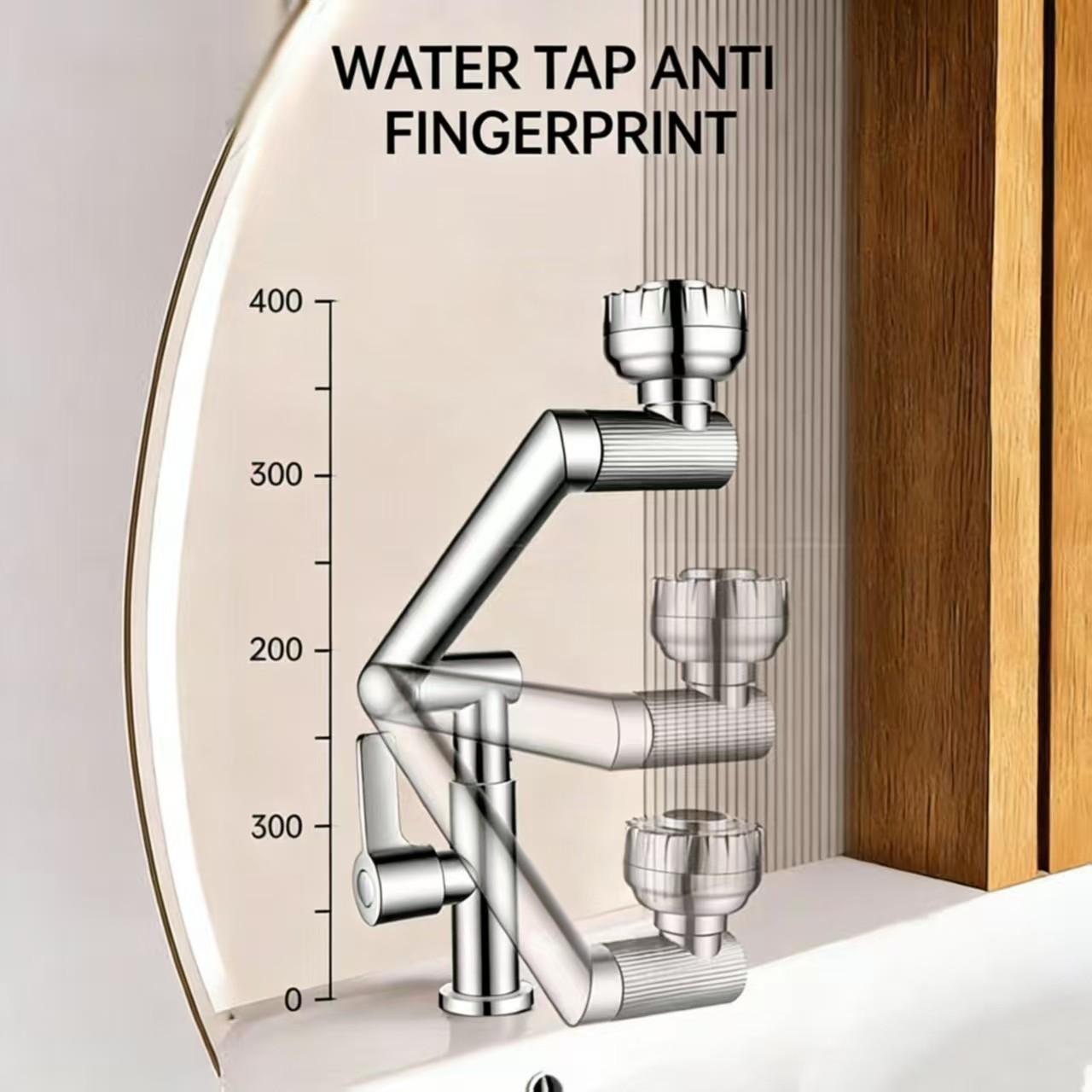 1080° Rotating Single Cold Water Faucet, Two-Tier Flow Mode, Universal Rotation, Ideal for Bathroom Sink and Kitchen Faucet