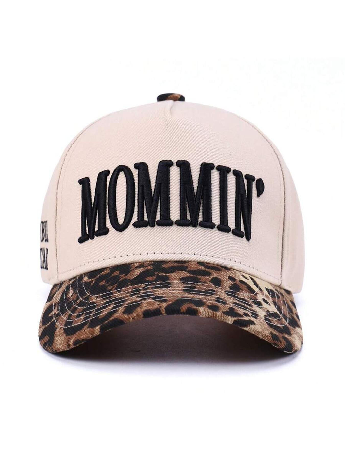 1pc Mommin Women's Baseball Cap Adjustable Snapback Cap, Embroidered Mother's Day Gift, Adjustable Canvas Vintage Hat, Perfect Mothers' Day Present for Moms