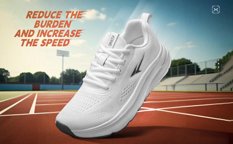 Mens Slip On Running Shoes Athletic Walking Trainers Lightweight Breathable Mesh Tennis Sneakers