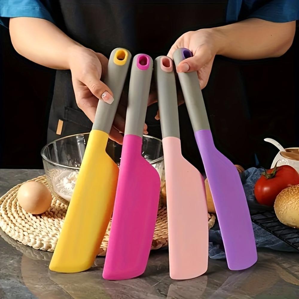 Extra-Large Silicone Spatula, Heat-Resistant Non-Stick Soft Tool for Cooking, Baking, Mixing and Scraping, Ergonomic Multipurpose Baking Essential