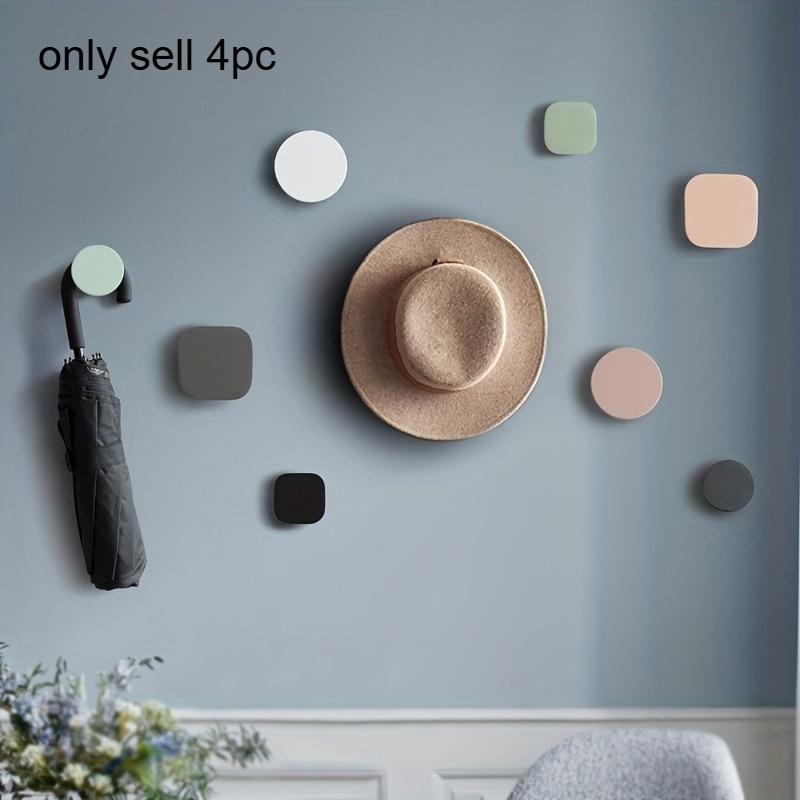 4 Nordic-Style Wall-Mounted Decorative Hooks for Cabinet Doors, Creative Coat Hooks