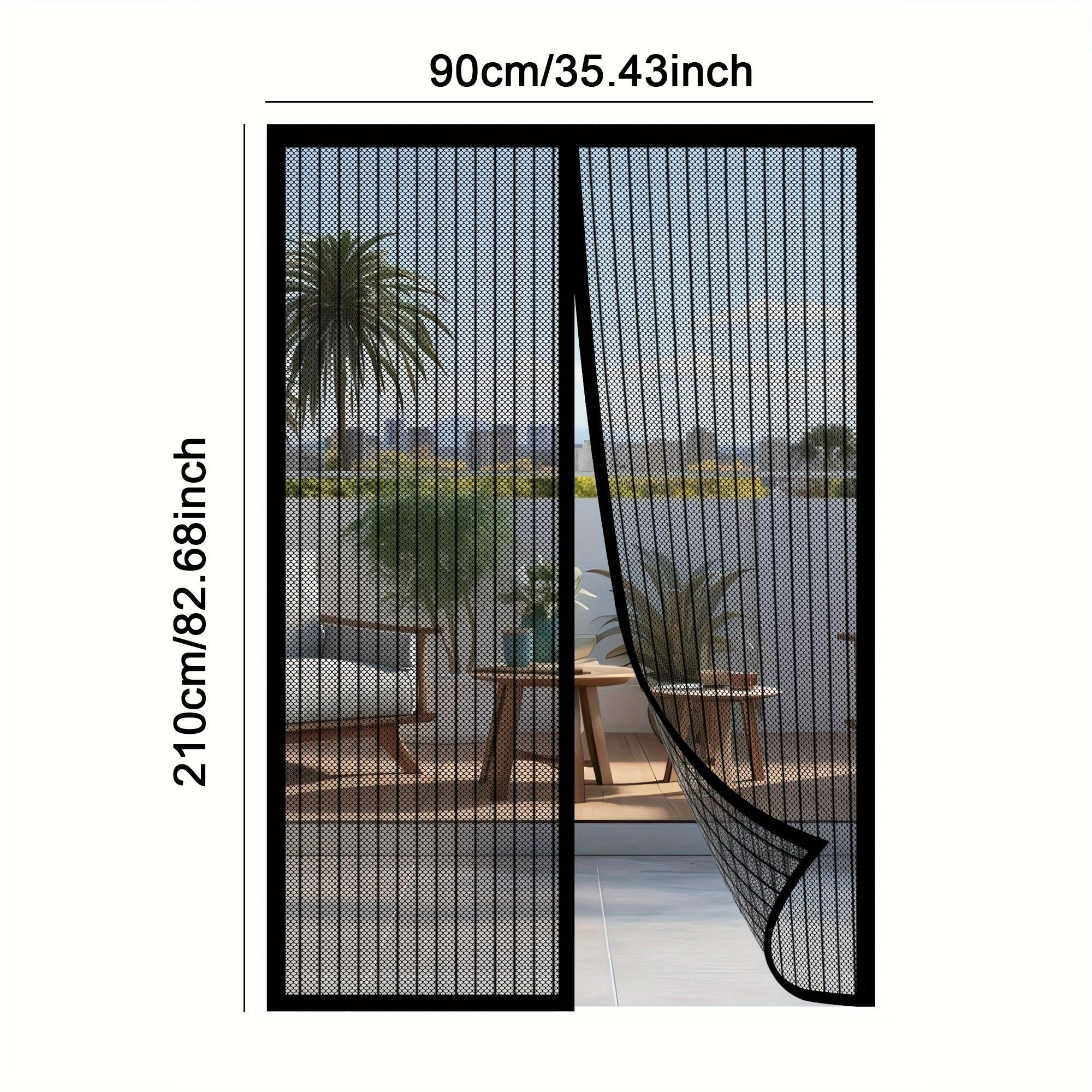 Self-Sealing Heavy-Duty Mesh Partition, Screen Door, Hands-Free Design, Bug-Proof , Pet & Kid Friendly, Available in Two Sizes Self-Sealing Heavy-Duty Mesh Partition, Screen Door, Hands-Free Design, Bug-Proof , Pet & Kid Friendly, Available in Two Sizes