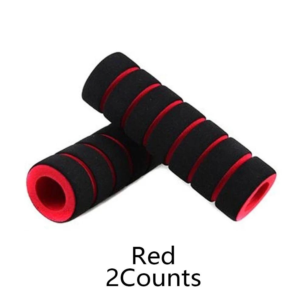 Ergonomic Anti-Slip Bike Handlebar Grips, 2-Pack Universal Shock-Absorbing Foam Pads for Mountain Road Commuter Bicycles, Easy Installation Comfort Upgrade Cycling Accessories