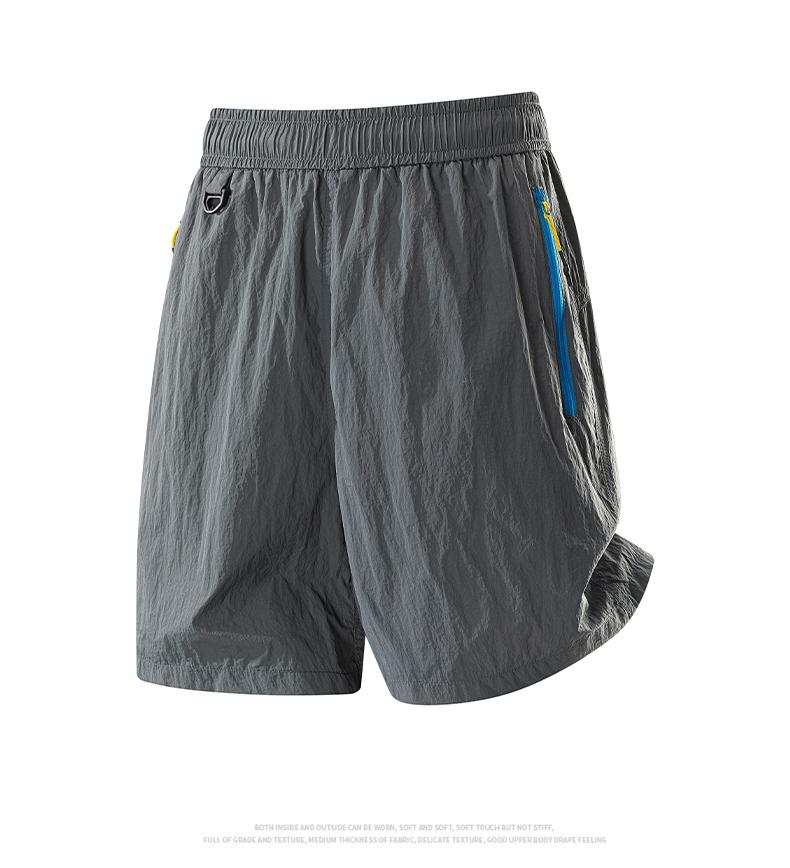 High quality ice sensitive quick drying sports shorts for men and women, dopamine colored waterproof outdoor hiking and mountaineering five pack shorts