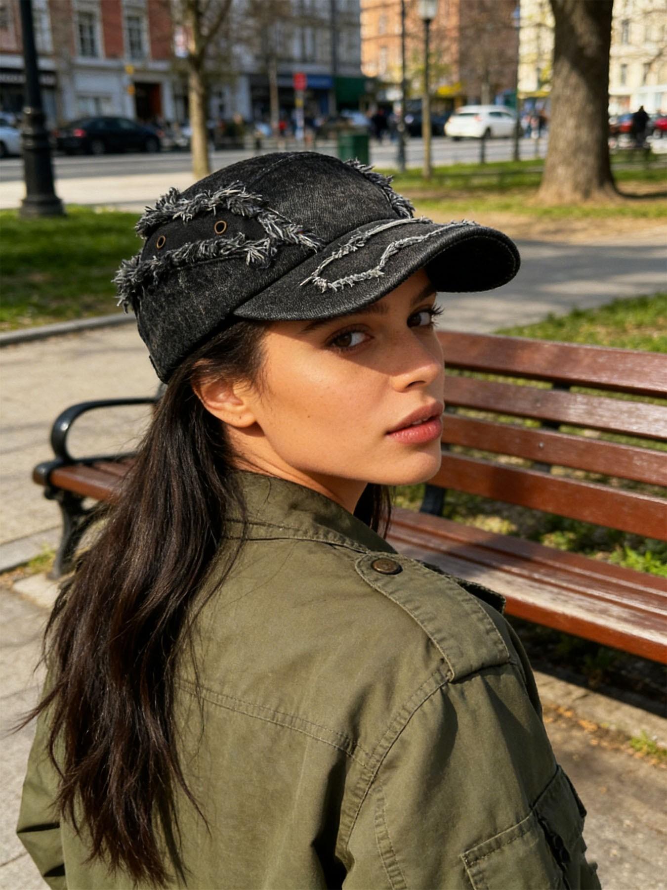 Flash Deal | Abouthexx Shop | Skin-friendly & Breathable | Comfy Washed Material | Y2K 5-Panel Cap | Complements any outfit. Must-have for retro fashion lovers.