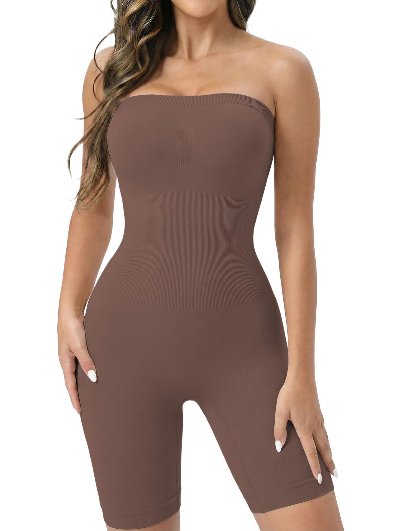 Strapless Shapewear Bodysuit Butt Lifter Body Shaper for Women Under Dress Tummy Control full Body Shapewear