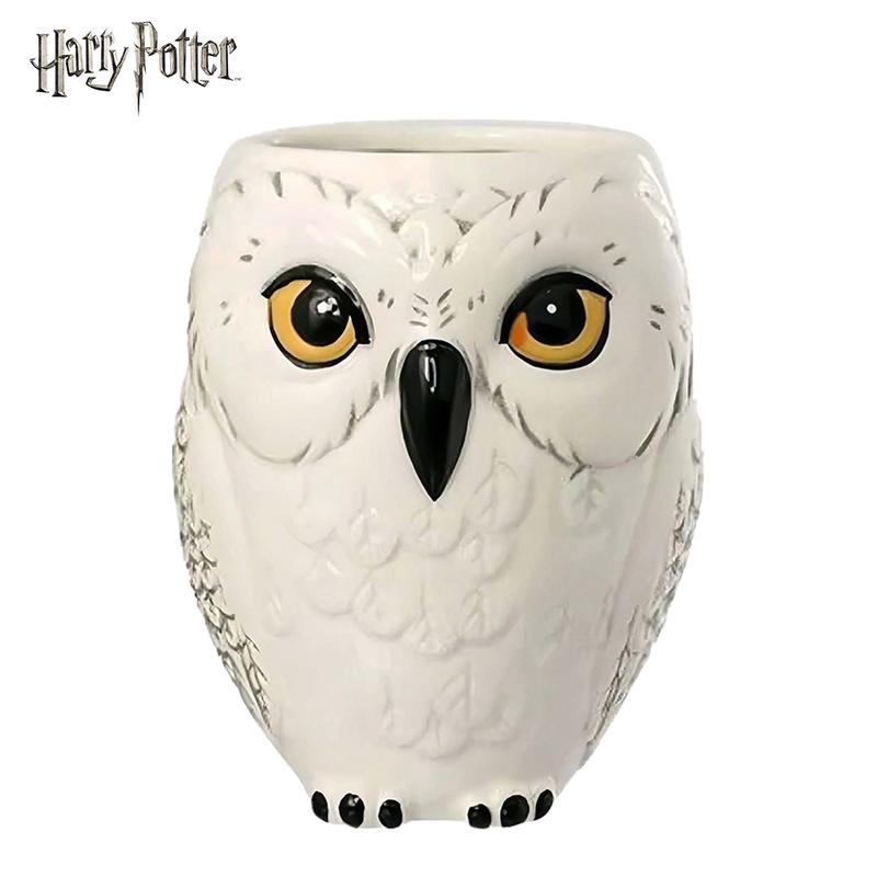 1PC Harry Potter Hedwig Ceramic Mug Officially Licensed Magical Owl Coffee Tea Water Office Cup