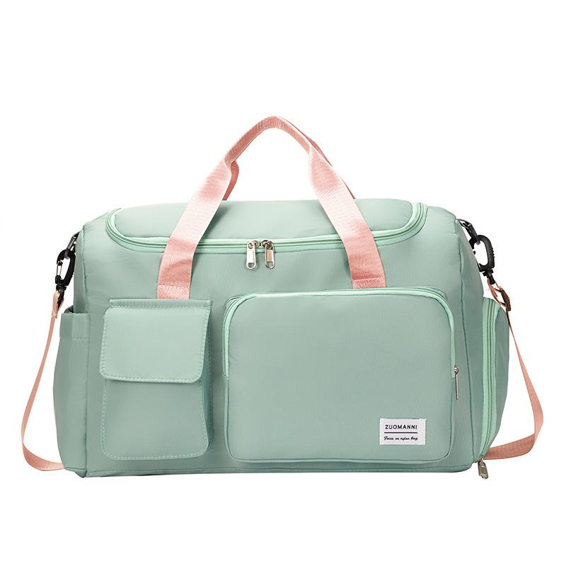 High-End Short-Term Women's Handbag Large Capacity Multi-Functional Dry-Wet Separation Lightweight for Female Use Portable Casual Travel Bag/ Gym bag