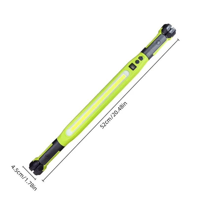 LED Rechargeable USB Work Light, Super Bright Strong Light with Magnetic Base and Hook, 3 Light Modes, Car Maintenance Tool, Portable Working Lights