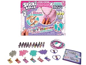 - The Original Wearable Shareable Toy Sticker Bracelet + Collection Book| Includes 120 Mini Stickers| Over 1000 Fun Sticker Designs to Collect!(Series 2)