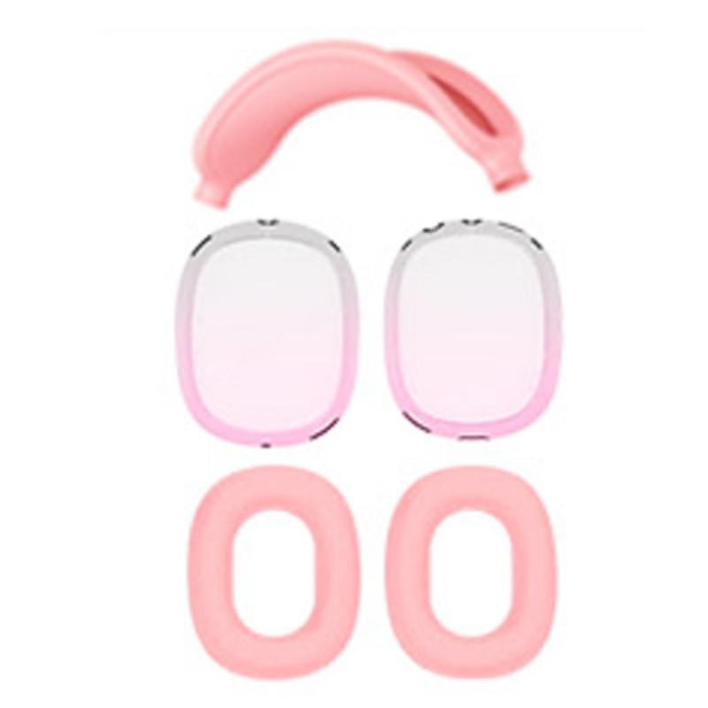 Silicone Case Cover for AirPods Max 2 Headphones,Clear Soft TPU Ear Cups Cover/Ear Pad Case Cover/Headband Cover for AirPods Max 2/1 (2026/2024/2020),Transparent Accessories for Apple AirPod Max