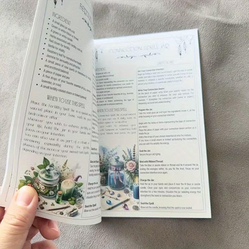 Magic Spell Jar Guide Book, Practical Manual for Modern Witchcraft and Wicca, Energy Jar Making for Specific Intentions