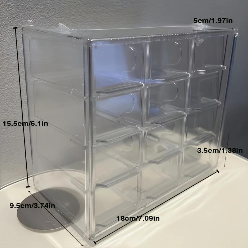 Large Capacity Desktop Organizer Box, Drawer Design, Ideal for Home Office, Living Room, Bedroom, Multi-Functional Storage for Jewelry, Stationery, Small Items