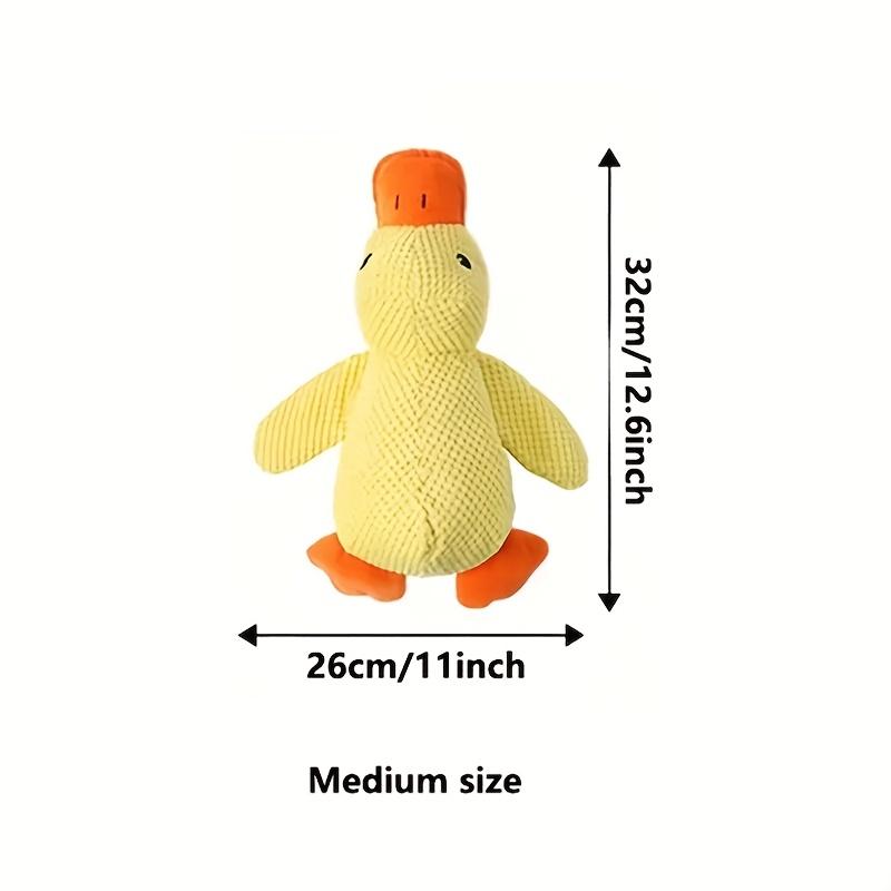 Plush Duck Dog Toy, Durable Chewable Pet Toy, Interactive Game for Dogs, Teething Relief, Suitable for All Sizes, Indoor Play