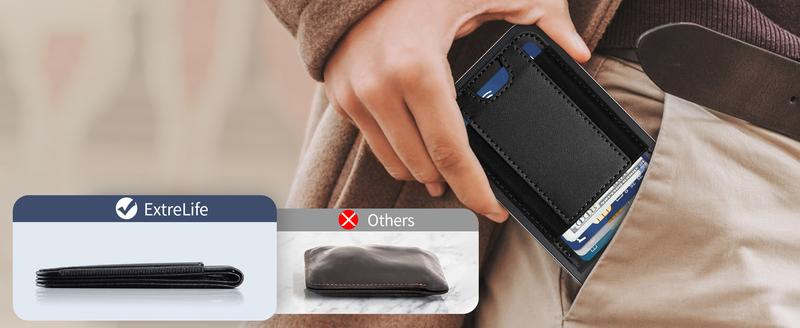 Magnetic Wallet for iPhone 16/15/14/13/12 with 3 Card Slots, Magnetic Wallet, Phone Wallet & Adjustable Stand, Black，find my Shockproof Cellphone Smartphone 【Christmas】