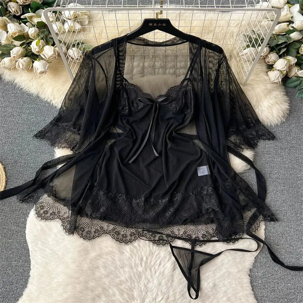 Women Beaded Lace Strappy Rompers Lingerie One Piece Combination Catsuits Elastic Onesie Fashion Erotic Sexy Bodysuits Patchwork