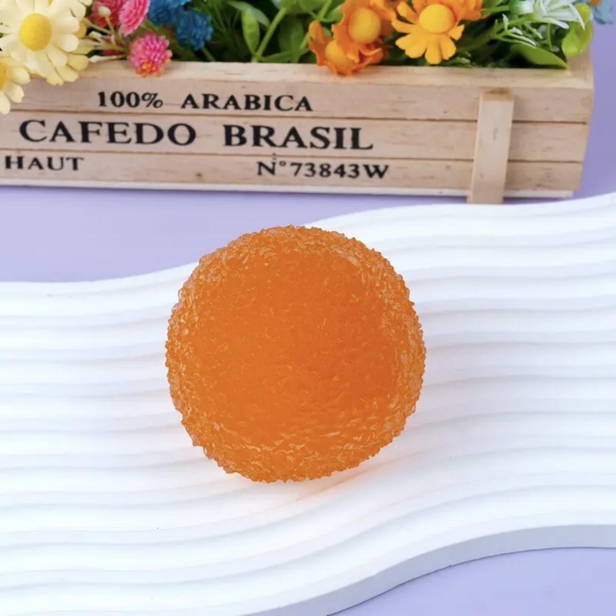 Handmade Crystal Rice Cake Ball Stress Relief Toy, Relaxing and Fun Sensory Plaything, Perfect Gift for Anxiety Reduction