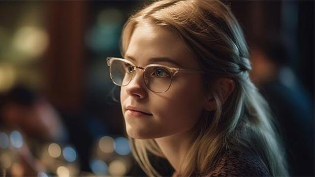 Stylish Semi-Rimless Blue Light Blocking Glasses for Men & Women  Daily Protection Lightweight Minimalist Design(AN14)