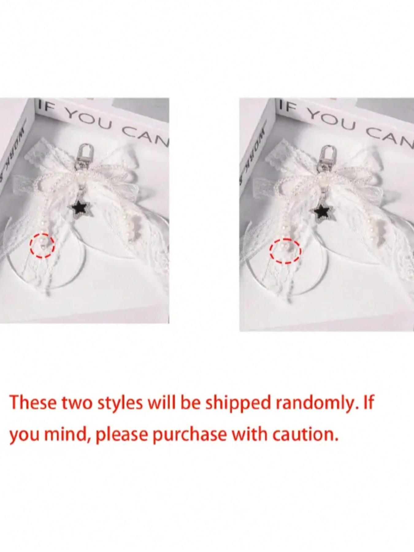 Y2K Cute Lace Butterfly Keychain, Fashionable DIY Bag Accessory, Multifunctional Star Ballet Ribbon, Perfect Gift for Couples and Friends