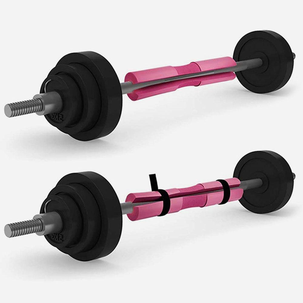 Barbell Shoulder Protector, 1 Count Thick Sponge Barbell Shoulder Pad with Fixing Strap, Fitness Equipment for Home Gym Workout