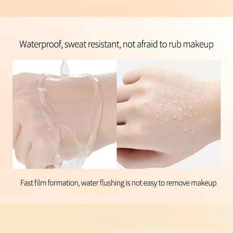 Dual-Ended Eraser Foundation Stick, Multi-Functional with Brush Head, Lightweight Foundation, Conceals Blemishes, Brightening, Natural Matte Finish