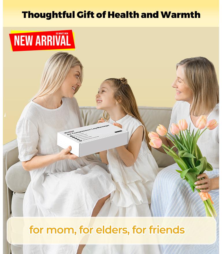 CINCOM Wireless and Portable Leg Massager with Calf Airbags, Customizable Modes, and Intensity Levels for Ultimate Relaxation – Perfect Gift for Friends and Family