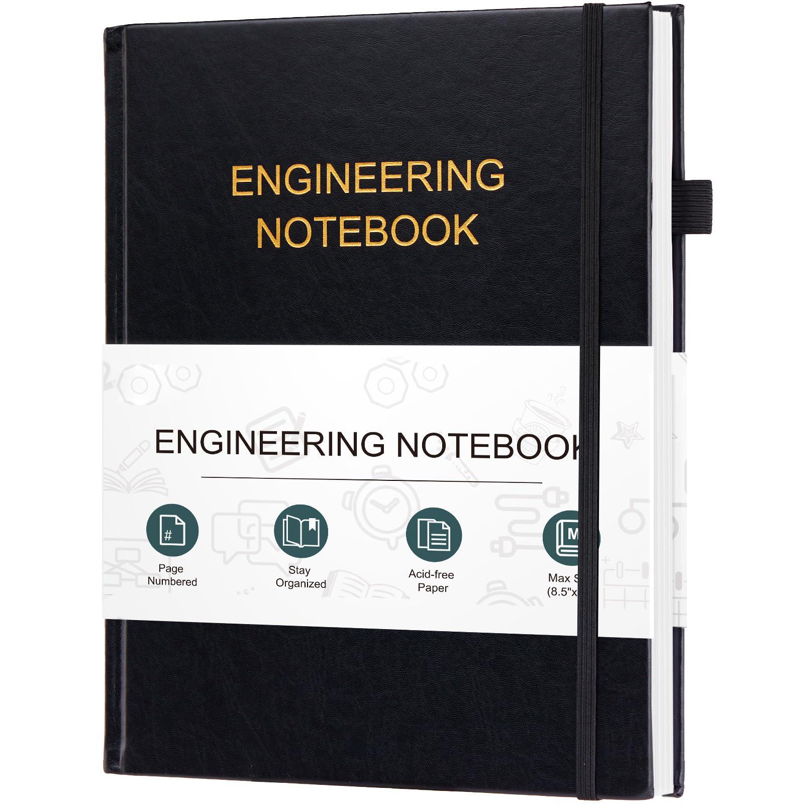 Engineering Notebook for Project Organization - Engineering Graph Paper Notebook Lab Notebook Composition Notebook Stay Organized and Productive - (8.5" x 11")