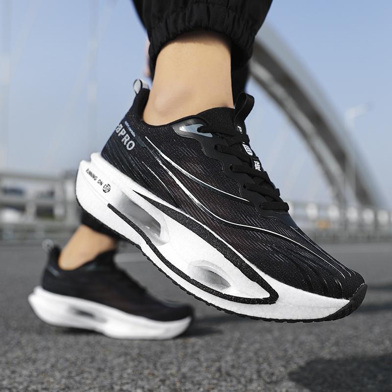 High-End Carbon Plate Cushioning Sneakers | Unisex Walking Running Sneakers Breathable Soft Anti-Slip Wear-Resistant 35-45