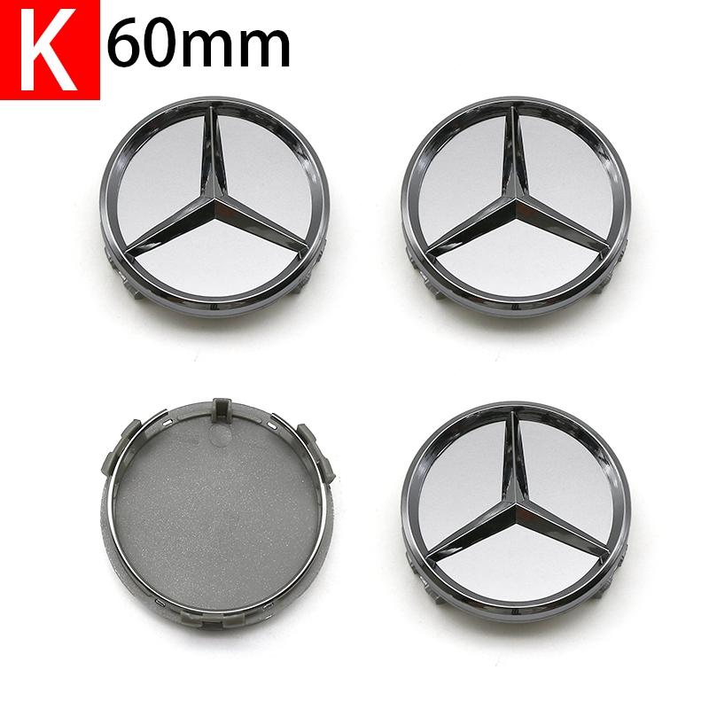 Mercedes-Benz Wheel Center Cap Set (60mm/75mm), Exclusive Brand Logo Design, Scratch-Resistant Durable Decoration, High-Quality Car Accessories
